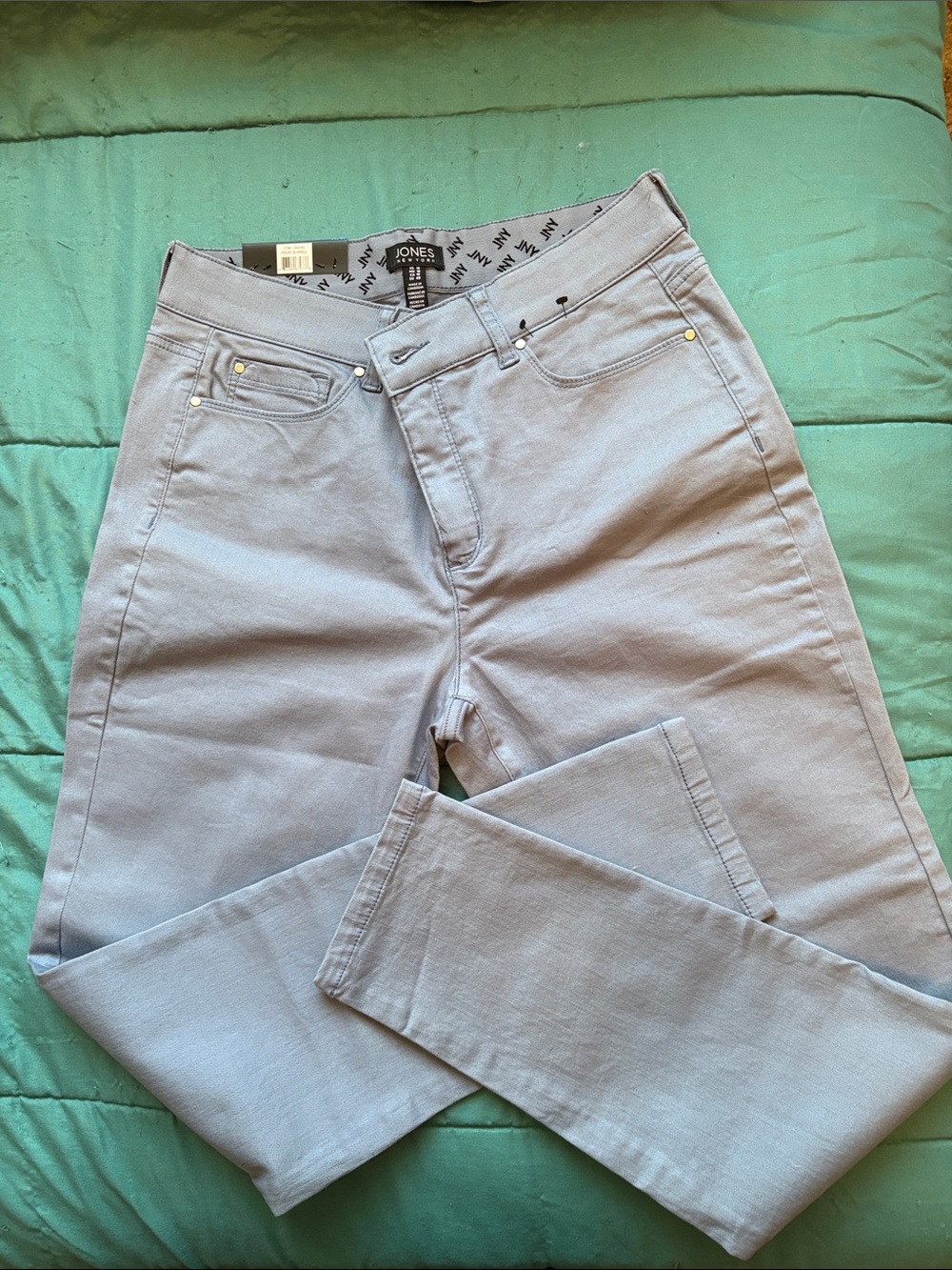 Jones New York Pastel Lavender Straight-Leg Women’s Jeans